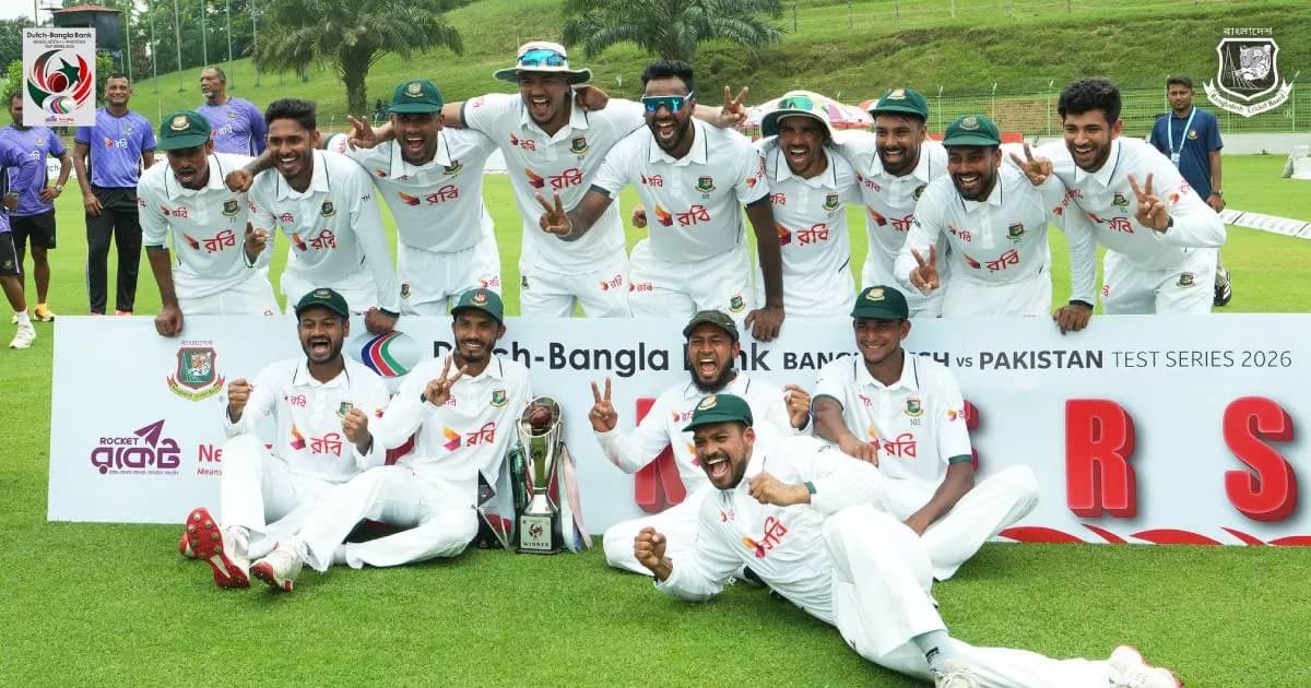 টেস্ট র‍্যাঙ্কিংয়ে প্রথমবার সপ্তম স্থানে বাংলাদেশ