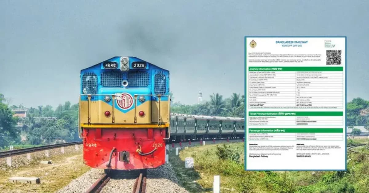 ট্রেনে ঈদ যাত্রার ২৬ মে’র টিকিট বিক্রি আজ