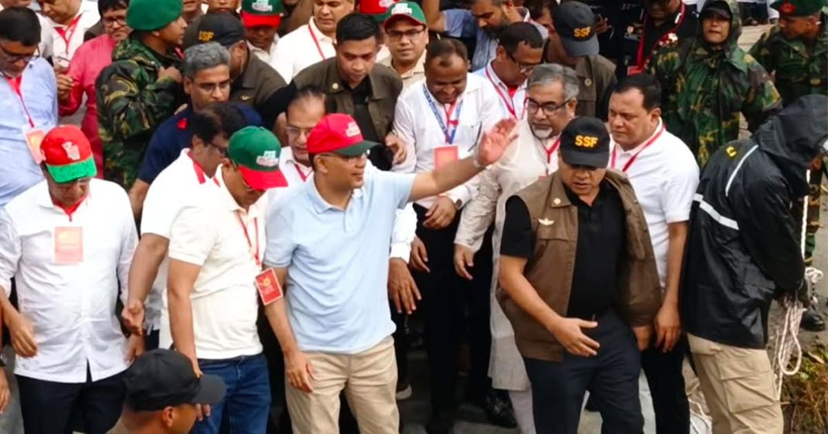 ত্রিশালে পৌঁছেছেন প্রধানমন্ত্রী তারেক রহমান