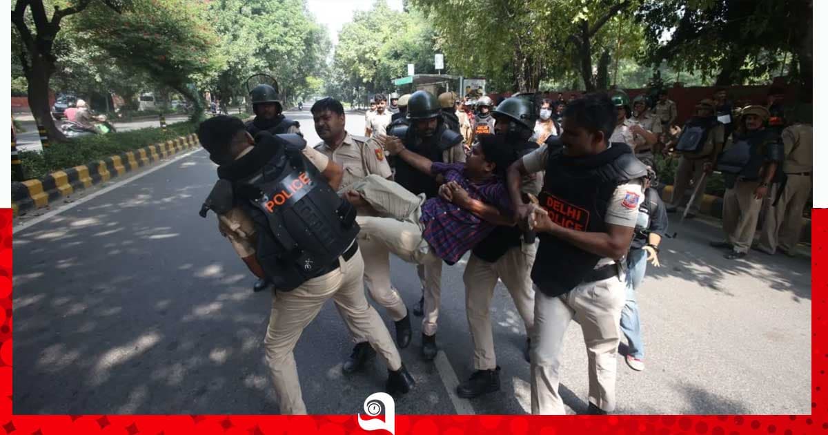 দিল্লির বিক্ষোভে আটক ৪ জন ব্যতীত সবাই মুক্ত