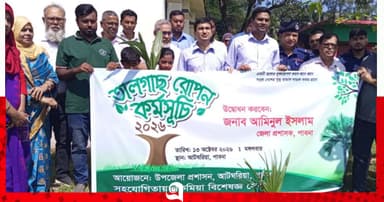 আটঘরিয়ায় তালের বীজ রোপণ কর্মসূচি উদ্বোধন