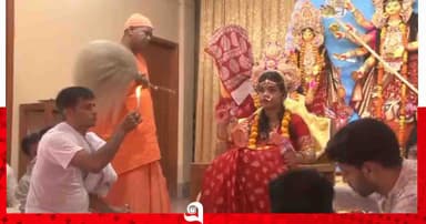 হবিগঞ্জে কুমারী পূজা অনুষ্ঠিত, দর্শনার্থীদের উপচে পড়া ভিড়