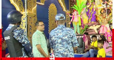 ভোলায় ১১৮ পূজামণ্ডপে নিরাপত্তা জোরদারে কোস্ট গার্ড