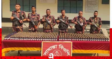 মহেশপুর সীমান্তে অভিযানে বিপুল পরিমাণ মাদক উদ্ধার