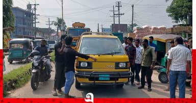 গোলাপগঞ্জে ট্রাক শ্রমিকদের অনির্দিষ্টকালের কর্মবিরতি