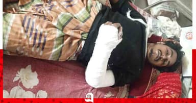 চাঁদা না পেয়ে চালককে হাতুড়িপেটা ও কুপিয়ে জখম