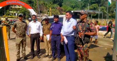 ঢাকায় মৃত্যু, তামাবিলে ভারতীয় নারীর মরদেহ হস্তান্তর
