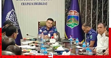 চাঁপাইনবাবগঞ্জে দুর্গাপূজার প্রতিটি মণ্ডপে সিসিটিভি ও পুলিশি টহল