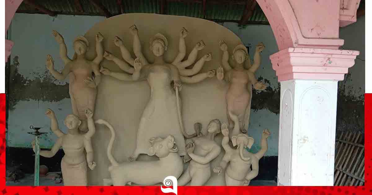 লালপুরে ৪৬ মণ্ডপে দুর্গাপূজার প্রস্তুতি, বেড়েছে ৫ মণ্ডপ