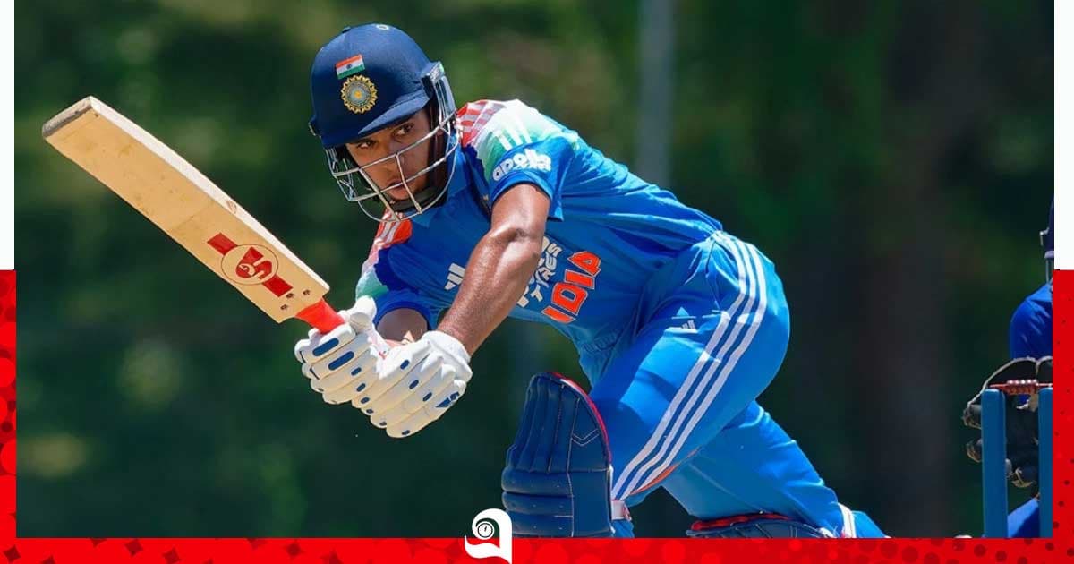 রাহুল পুত্র অন্বয়ের ঝোড়ো ইনিংস