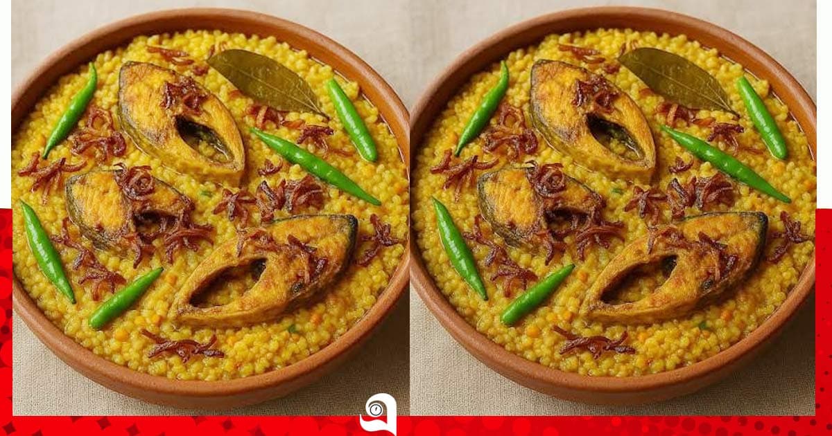 ইলিশ দিয়ে খিচুড়ি রান্নার সহজ রেসিপি