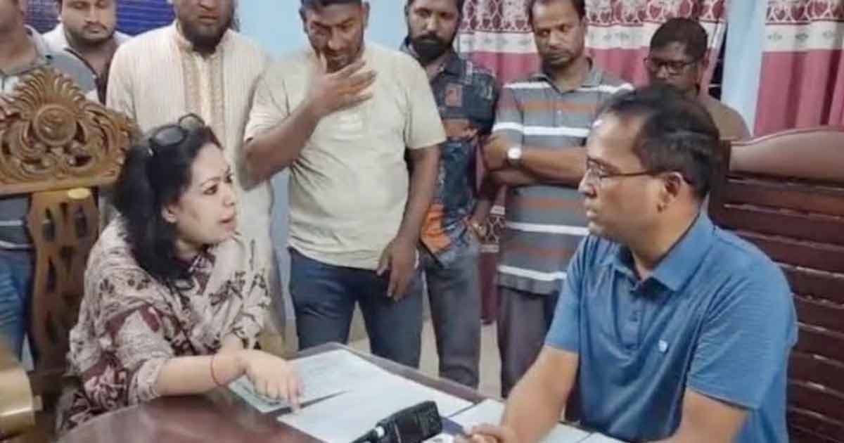 আপনি আ.লীগের চোর, ওসিকে রুমিন ফারহানা
