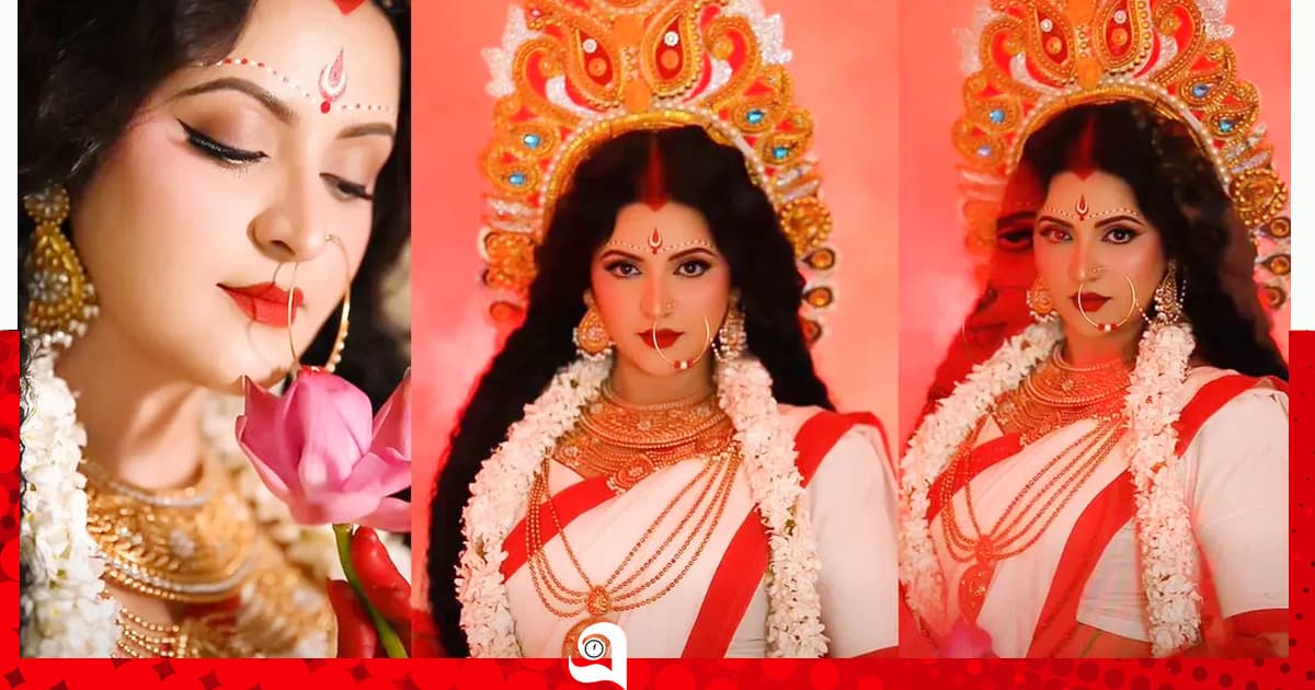 দেবীরূপে পরী, মুগ্ধ ভক্তরা