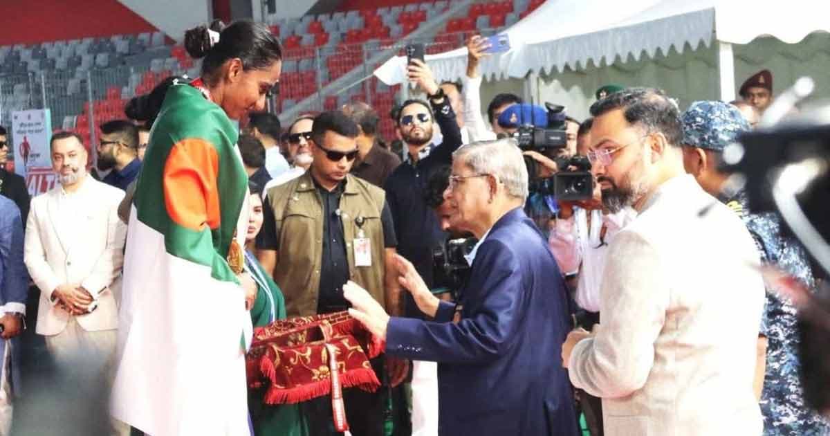 ১৮তমবারের মতো দ্রুততম মানবী যবিপ্রবির শিরিন আক্তার