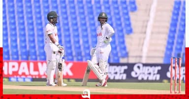 চাপে পরে দিন শেষ করলো বাংলাদেশ