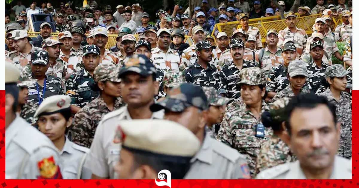 সিজেপি মোকাবিলায় মোতায়েন ২৫ হাজার পুলিশ, প্রস্তুত বন্দিশিবির