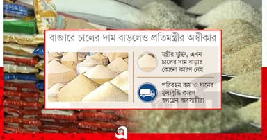 চালবাজরা দামের আলোয়, ‘অন্ধকারে’ মন্ত্রী