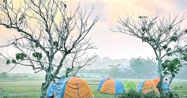 শীত আসতে না আসতেই কুয়াশায় মুড়ল মনপুরা