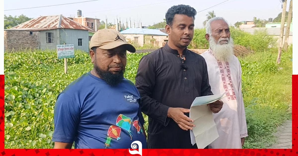 জমি দখলের অভিযোগ ‘ভিত্তিহীন’, ছাত্রদল সভাপতির সংবাদ সম্মেলন