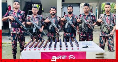 জীবননগর দেশী পিস্তল, গুলি ও মাদক উদ্ধার