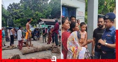 বগুড়ায় চোর সন্দেহে যুবককে নির্যাতন ও রগ কেটে হত্যা, সড়ক অবরোধ
