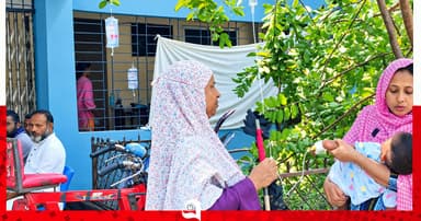 নীলফামারী হাসপাতালে ডায়রিয়ার রোগীর চাপ, তীব্র শয্যা সংকট