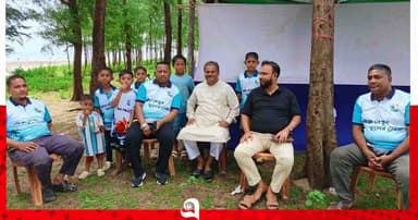 বিএনপি নেতার উপস্থিতিতে ‘জয় বাংলা’ স্লোগানে মিছিল