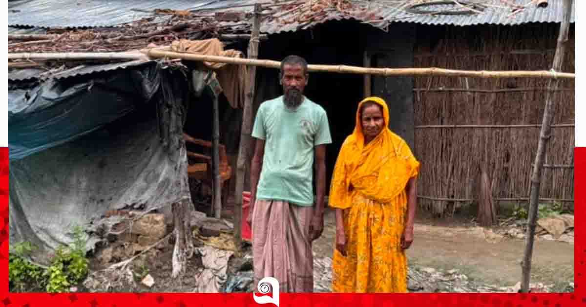 মাথা গোঁজার ঠাঁই হারানোর শঙ্কায় দিনমজুরের কলেজপড়ুয়া তিন মেয়ে