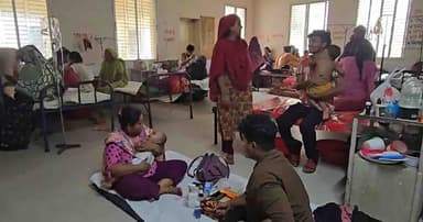 ফরিদপুরে একদিন হামের উপসর্গ নিয়ে হাসপাতালে ভর্তি ৩৬ জন