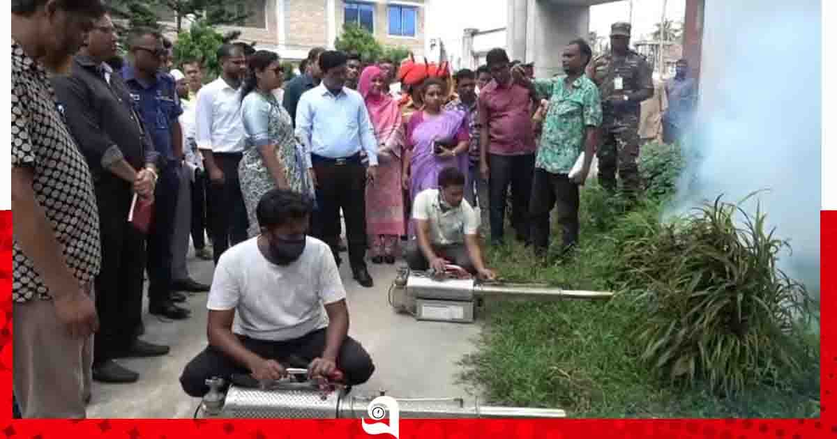 নাটোরে জাতীয় ডেঙ্গু প্রতিরোধ ও পরিচ্ছন্নতা অভিযানের উদ্বোধন
