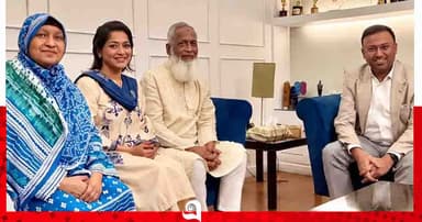 বাঁধনের বাসায় পররাষ্ট্র প্রতিমন্ত্রী হুমায়ুন কবির