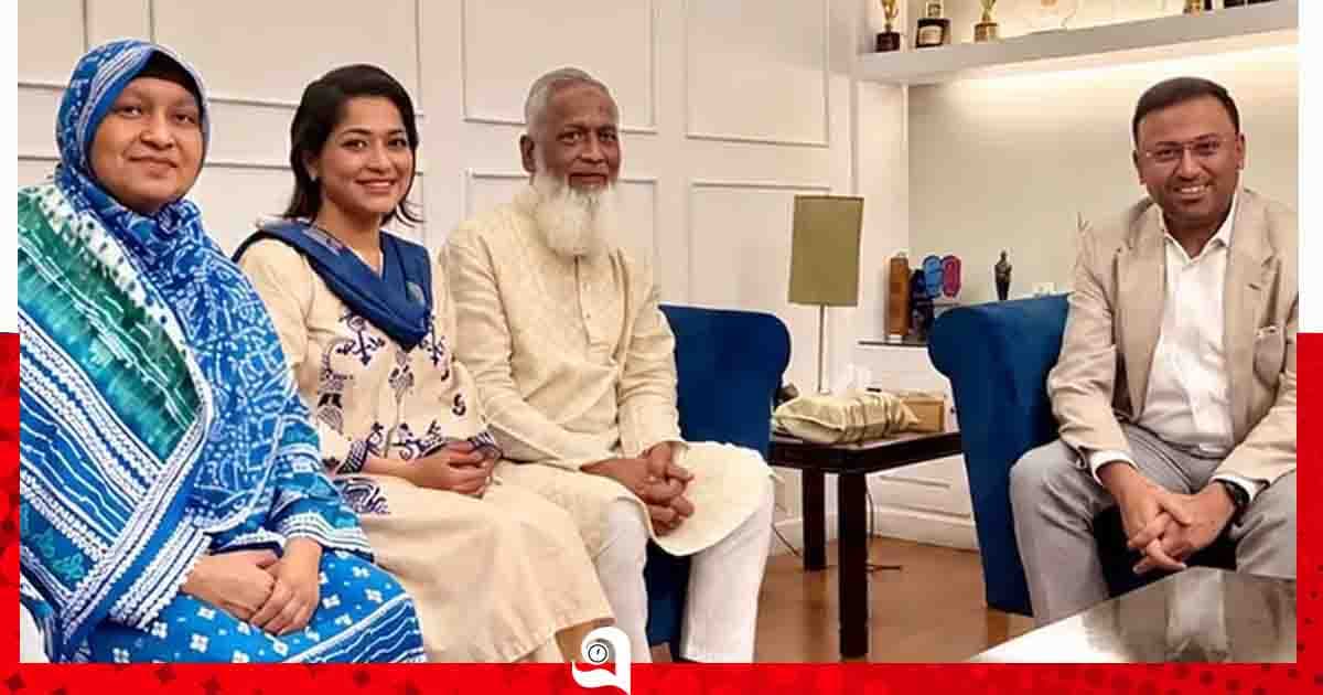 বাঁধনের বাসায় পররাষ্ট্র প্রতিমন্ত্রী হুমায়ুন কবির