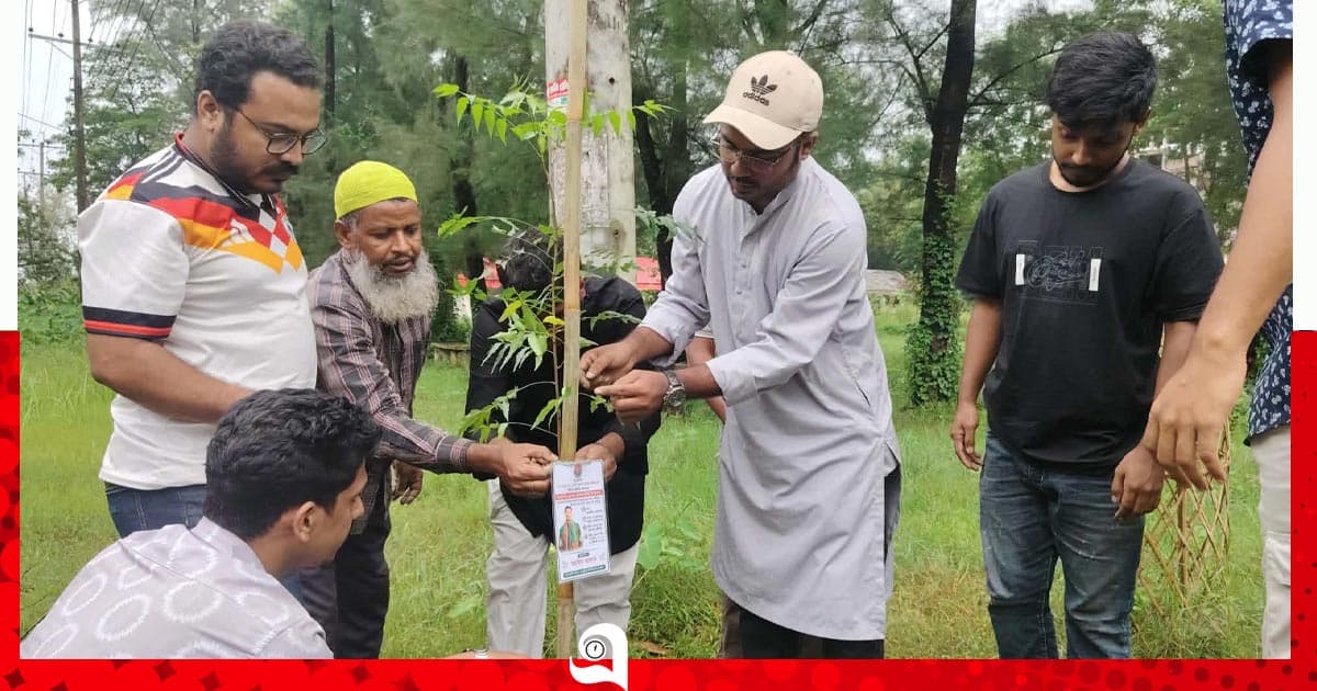 বিএনপির প্রতিষ্ঠাবার্ষিকী উপলক্ষে নোবিপ্রবি ছাত্রদলের বৃক্ষরোপণ