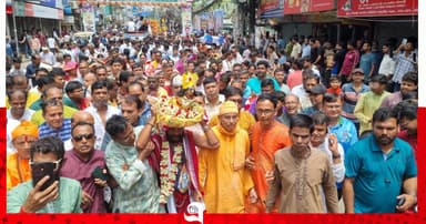 বরিশালে উৎসবমুখর পরিবেশে শ্রীকৃষ্ণের জন্মাষ্টমী উদযাপন