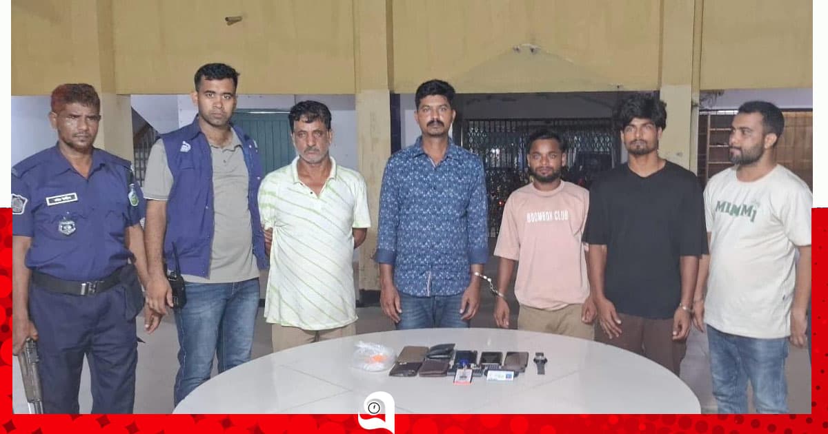 ময়মনসিংহে ডিবি-ডিজিএফআই পরিচয়ে অপহরণ, গ্রেপ্তার ৫