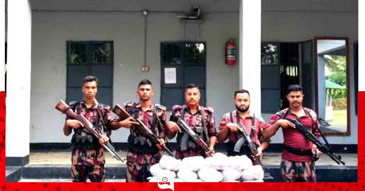 শার্শায় গাঁজাসহ ৭ লাখ টাকার চোরাচালানি পণ্য জব্দ