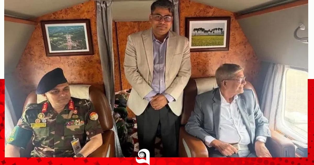 ঠাকুরগাঁওয়ের পথে রাষ্ট্রপতি