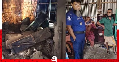 ভালুকায় বজ্রপাতে মাটির দেয়াল ধসে শিশু নিহত
