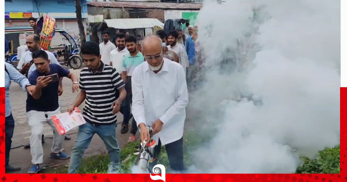 ডেঙ্গুর হটস্পট পিরোজপুরে মশক নিধন ও জনসচেতনতামূলক কর্মসূচি