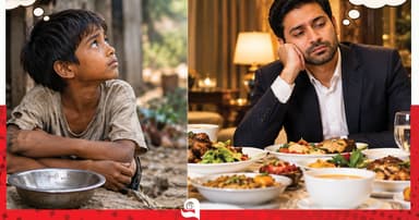 ‘গরিব খোঁজে খাদ্য, আর ধনী খোঁজে ক্ষিদে’