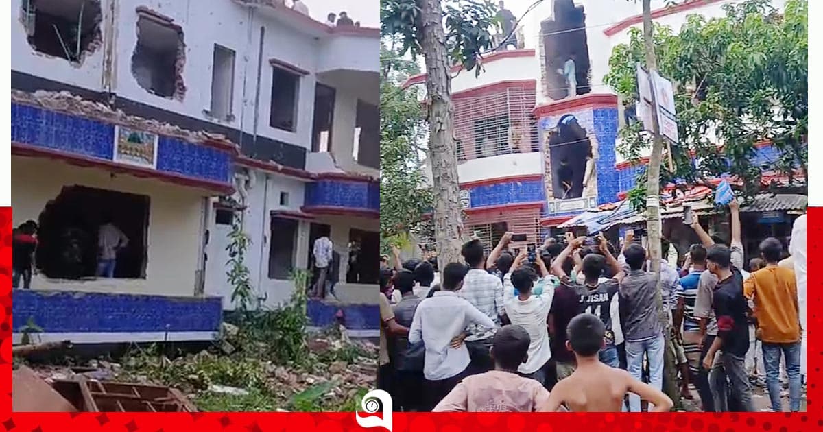 শিশু কলি ধর্ষণের পর হত্যা, দুই আসামির বাড়ি ভাঙচুর