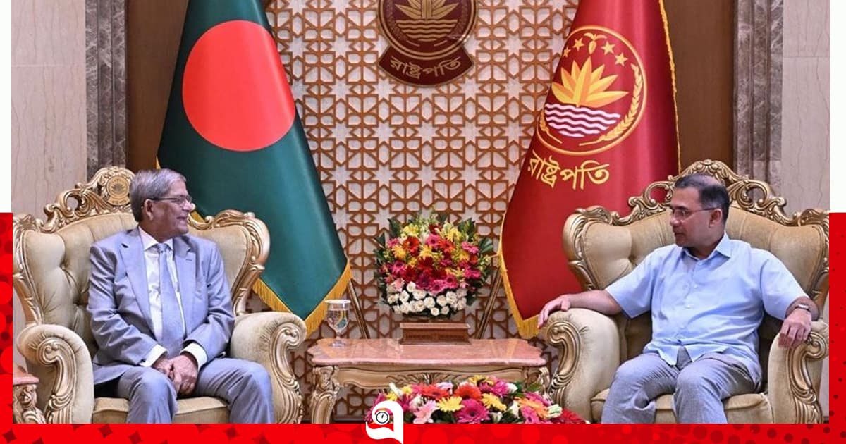 রাষ্ট্রপতির সঙ্গে প্রধানমন্ত্রীর সৌজন্য সাক্ষাৎ
