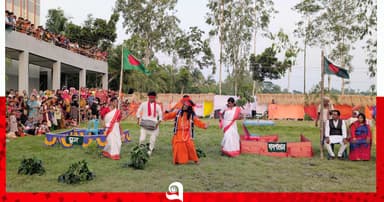 শ্যামনগরে দূর্যোগের আগাম প্রস্ততি বিষয়ক মাঠ মহড়া