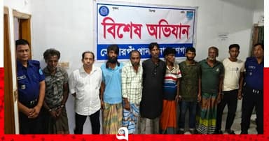 সোনারগাঁয়ে বিভিন্ন অভিযোগে গ্রেপ্তার ১০