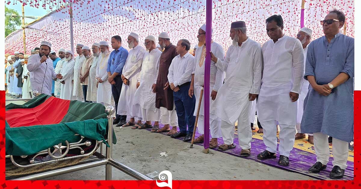 বীর মুক্তিযোদ্ধা সালাম পারভেজ ফকিরের জানাজা ও দাফন সম্পন্ন
