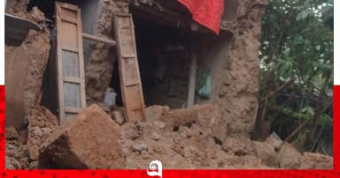 তানোরে মাটির দেয়াল ধসে গৃহবধূ নিহত