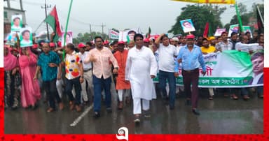 ত্রিশালে বিএনপির প্রতিষ্ঠাবার্ষিকীতে আনন্দ শোভাযাত্রা