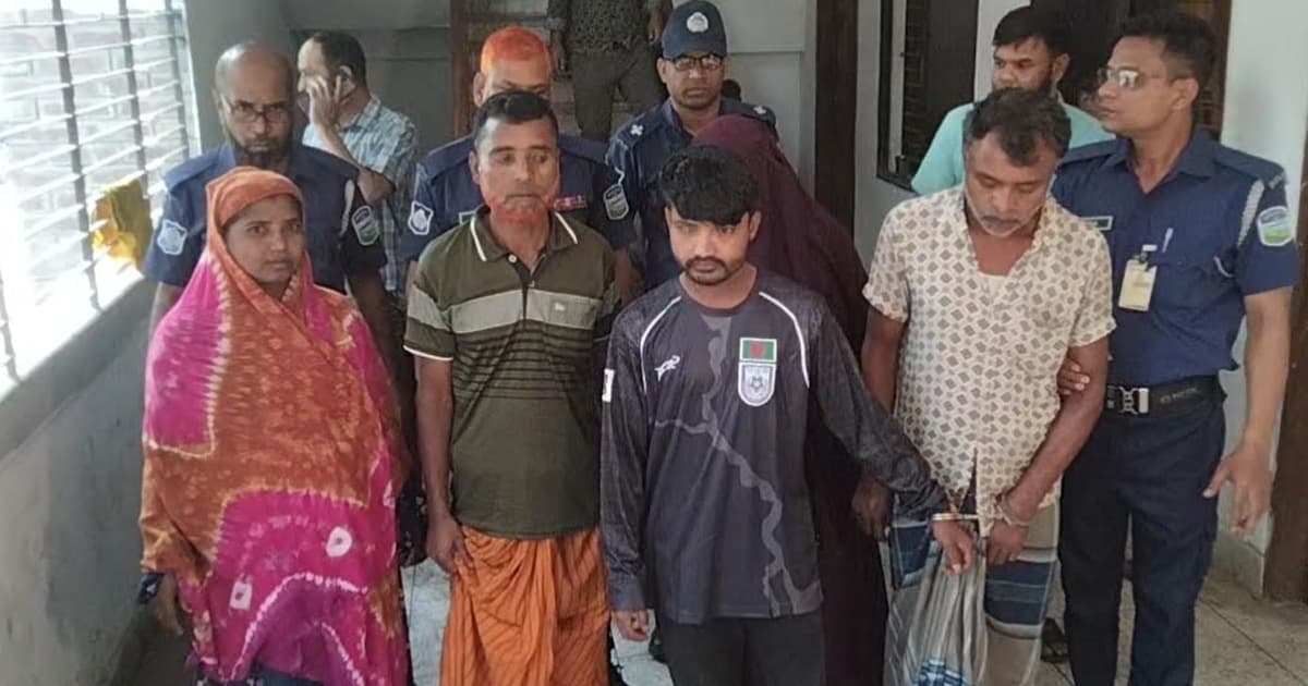 ময়মনসিংহে হত্যা মামলায় পাঁচজনের যাবজ্জীবন কারাদণ্ড