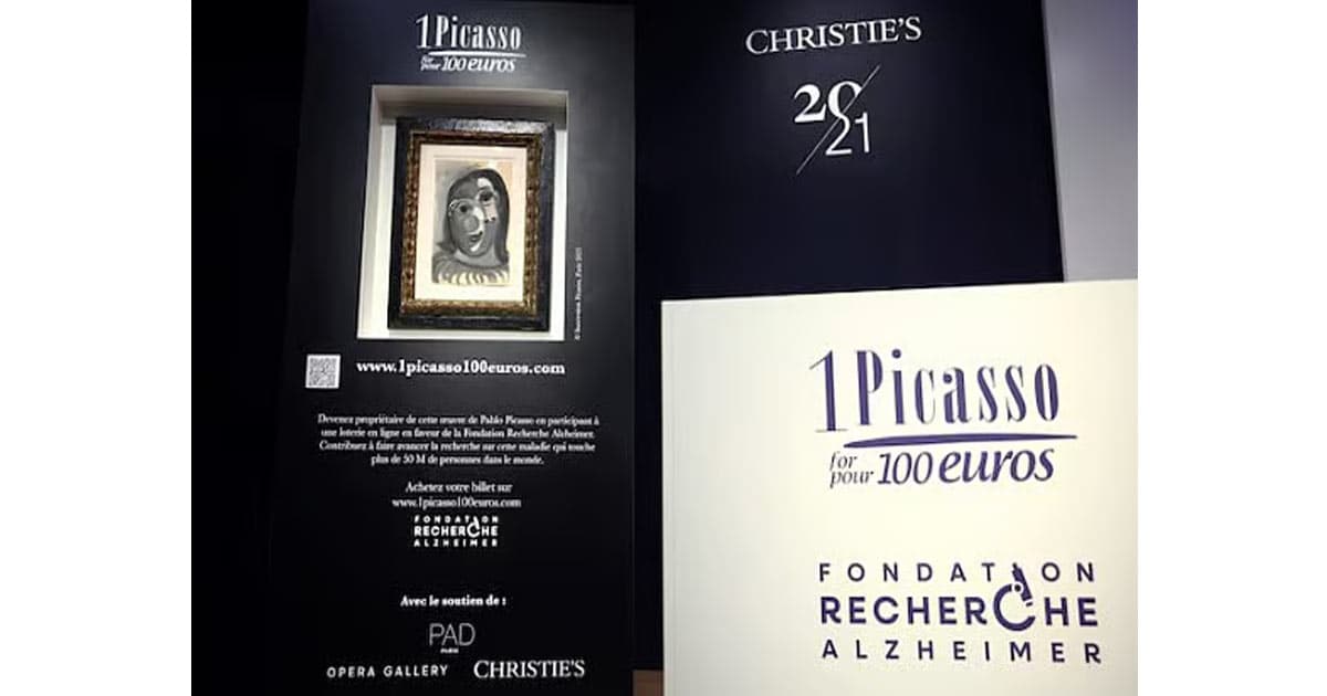 পিকাসোর ১০ লাখ ইউরোর চিত্রকর্ম জিতলেন মাত্র ১০০ ইউরোর টিকিটে