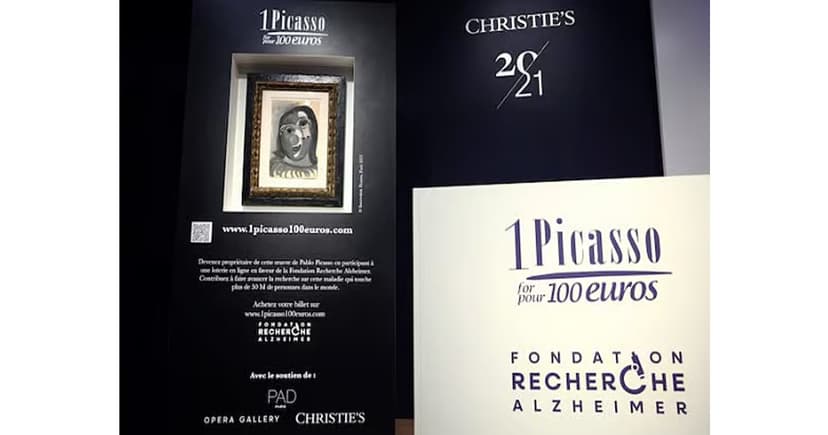 পিকাসোর ১০ লাখ ইউরোর চিত্রকর্ম জিতলেন মাত্র ১০০ ইউরোর টিকিটে